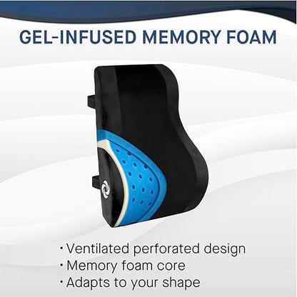 Lumbar Support Pillow Mid and Lower Back with Cooling