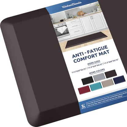 0.8" Thick Kitchen Mat Cushioned Anti Fatigue Rug Comfort Floor Mats