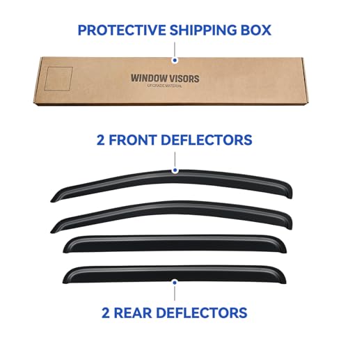Window Visors Rain Guards for 2004