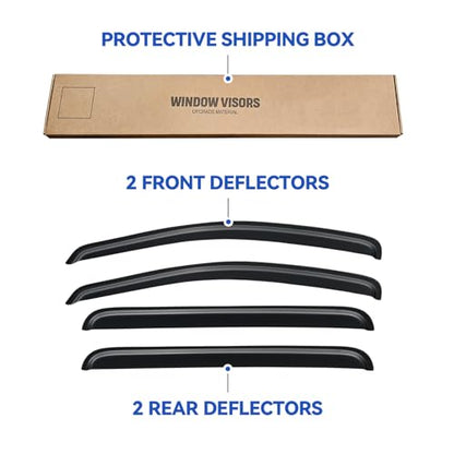 Window Visors Rain Guards for 2004