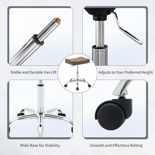 Ergonomic Desk Stool with Wheels