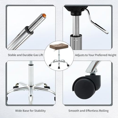 Ergonomic Desk Stool with Wheels