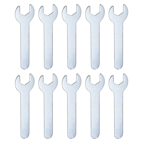 10pcs Small Wrench 11x70x1.5mm Metric U (10 Count)