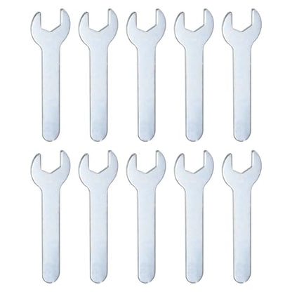 10pcs Small Wrench 11x70x1.5mm Metric U (10 Count)