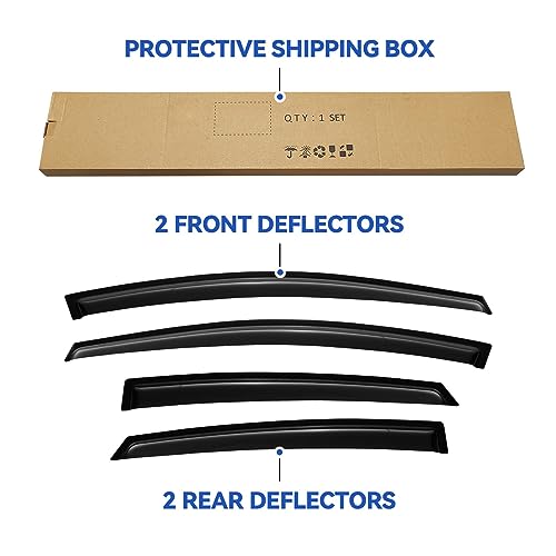 Window Visors Rain Guards for 2012