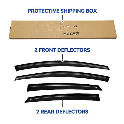 Window Visors Rain Guards for 2012