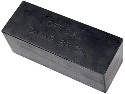 10 lb Rubber Diving Brick Durable Rectangular Water Weight