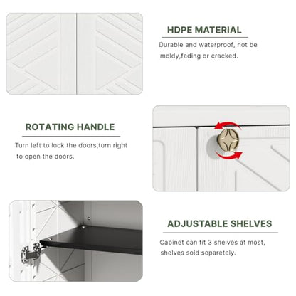 Outdoor Storage Cabinet Waterproof (480 Count)