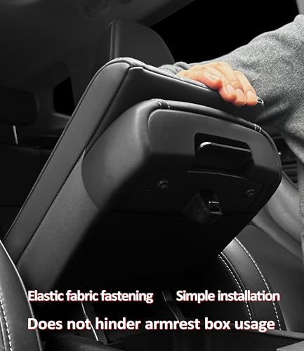 Car Center Console Armrest Cover PU Leather