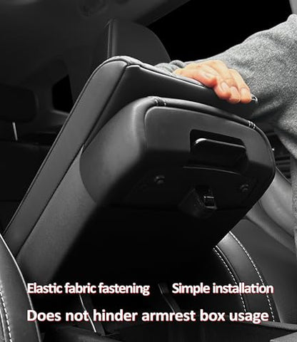 Truck Center Console Armrest Cover PU Leather