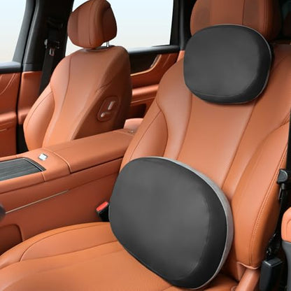 Car Headrest and Lumbar Support Pillow for Car Office Chair