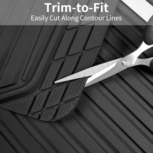 Heavy Duty Rubber Car Mats Metallic