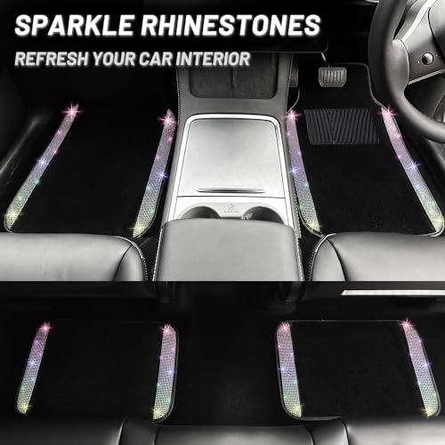 Multicolor Bling Car Floor Mats Full Set