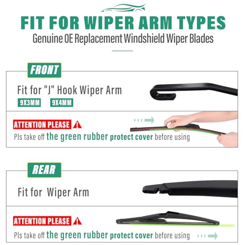 Windshield Wiper Blades Replacement for Nissan Juke 2011