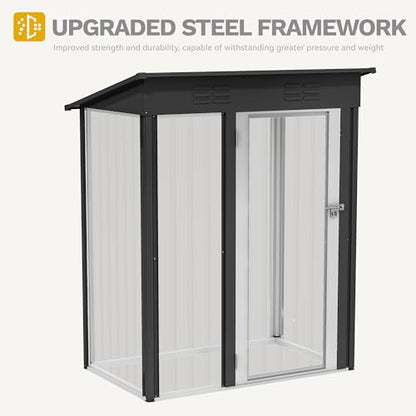 5x3ft Outdoor Storage Shed