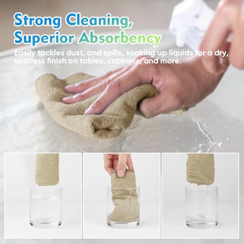 Brown Microfiber Cleaning Cloth 12 Pack (12 Count)
