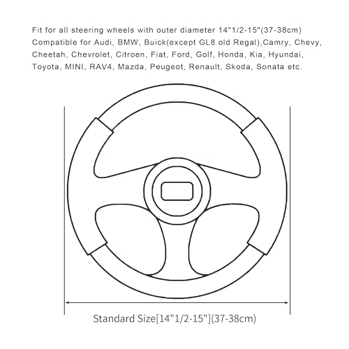 Soft Car Steering Wheel Cover for Sedan
