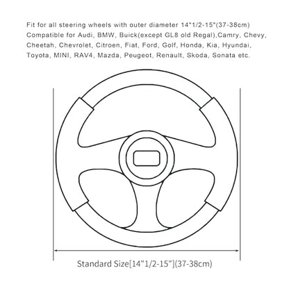 Soft Car Steering Wheel Cover for Sedan