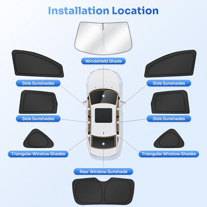 Window Shades for Honda CRV 2012 (8 Count)