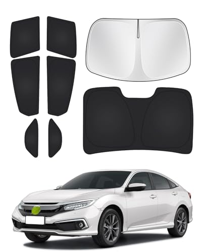 Windshield Sun Shade for Honda Civic 10th Gen 2016 (8 Count)