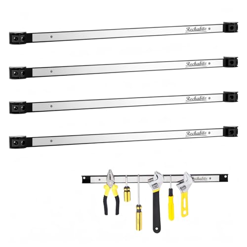 4 Pieces 24" Magnetic Tool Holder Strip (4 Count)