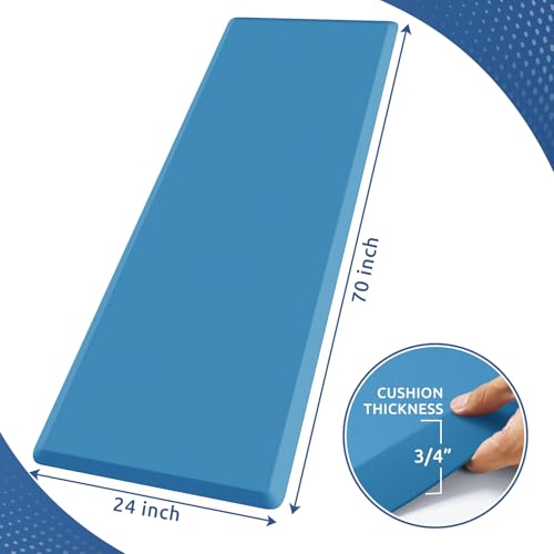 0.8" Thick Kitchen Mat Cushioned Anti Fatigue Rug Comfort Floor Mats