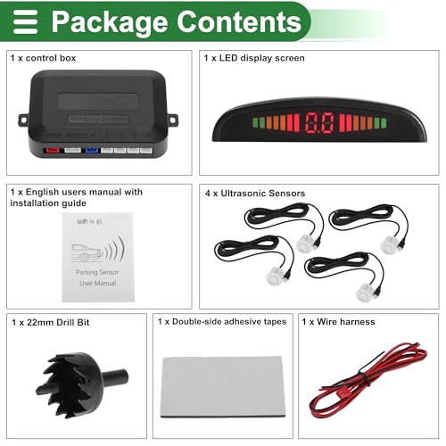 Universal Car Reverse Backup Radar System Parking Sensors