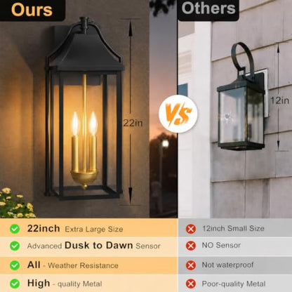 22IN Dusk to Dawn Outdoor Light
