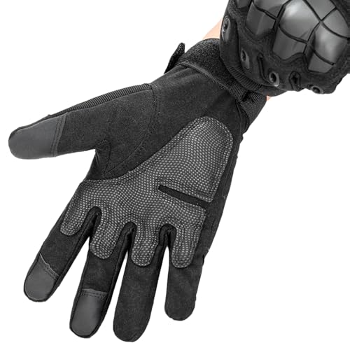 Black Touchscreen Tactical Gloves for Outdoor Protection Gloves