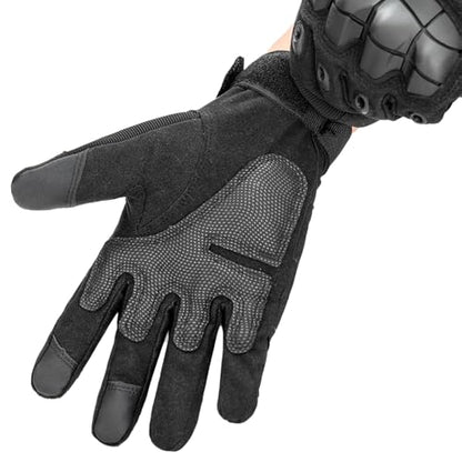 Black Touchscreen Tactical Gloves for Outdoor Protection Gloves