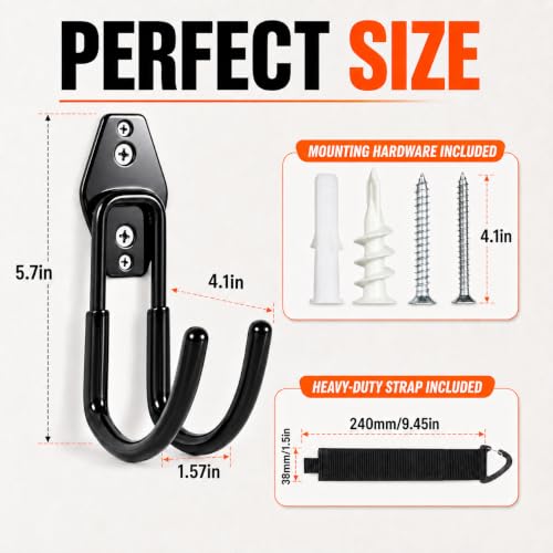 Hose Hanger Wall Mount 2 Pack (2 Count)
