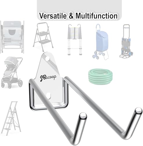 4 Stainless Steel 304 Garage Hooks