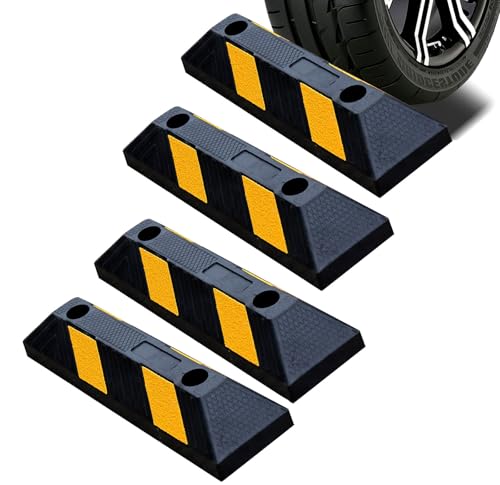 20.8" Rubber Parking Stop (4 Count)