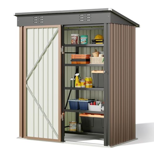 5' x 3' Outdoor Storage Shed