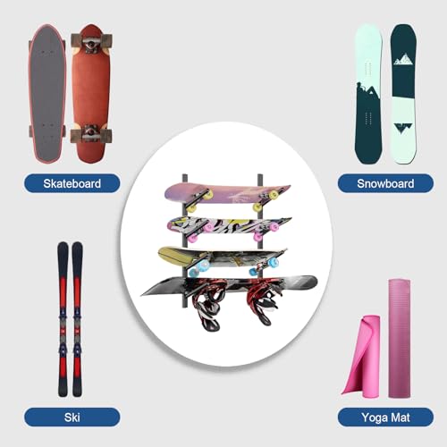Skateboard Rack Wall Mount