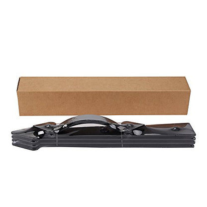 Magnetic Decorative Garage Door Curb Appeal Faux Hinges Handles Hardware Kit Color Black (4 Count)