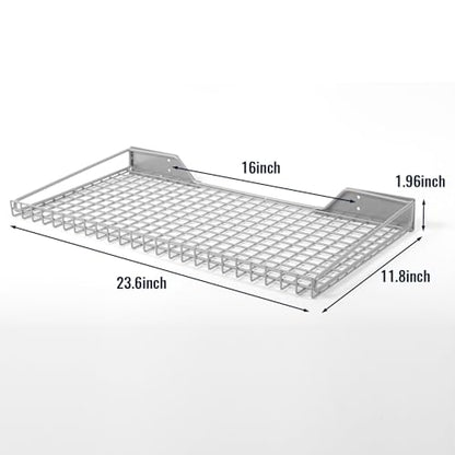 Garage Wall Shelves 23.6"x11.8" Wall Mount Metal Shelves 2 Pack