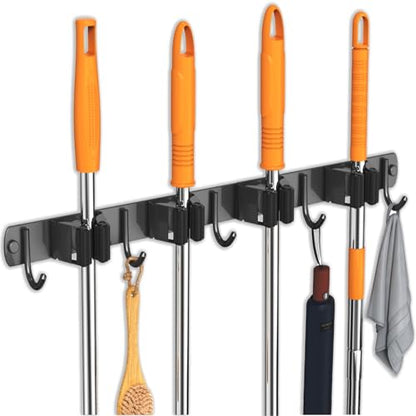 Mop and Broom Holder Wall Mount
