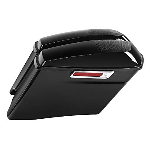 Motorcycle 4" Stretched Saddlebags Fit For Harley Touring 2014