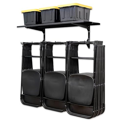 Chair Storage Rack with Storage Shelf