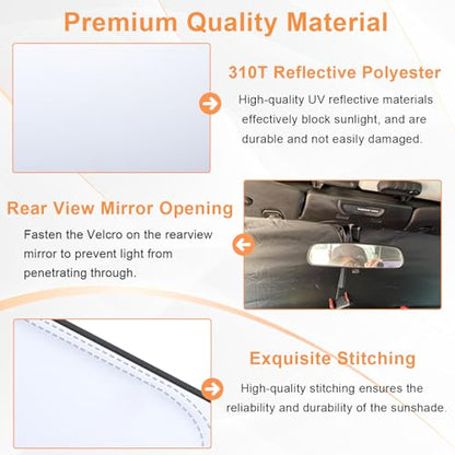 Windshield Sun Shade for Jeep Wrangler JK 2007