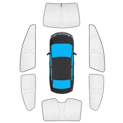 6pcs Thicken Sun Shades for Honda Civic Sedan 2012