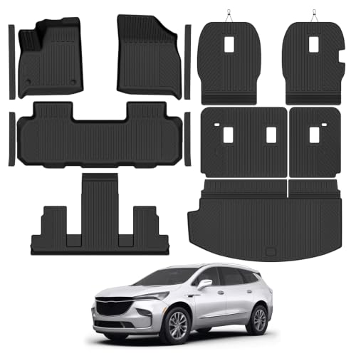 Custom Fit Floor Mats for Buick Enclave 7 Seats