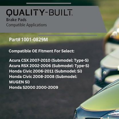 Front Semi Metallic Brake Pads