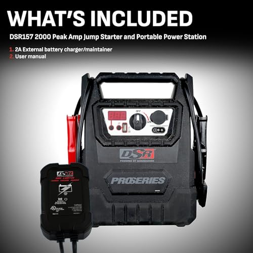 DSR ProSeries Car Battery Jump Starter