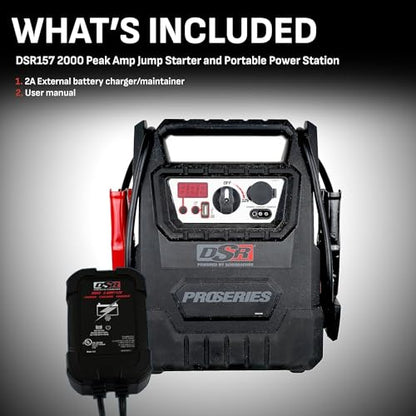 DSR ProSeries Car Battery Jump Starter