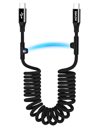 2 Pack 5ft Coiled USB (2 Count)