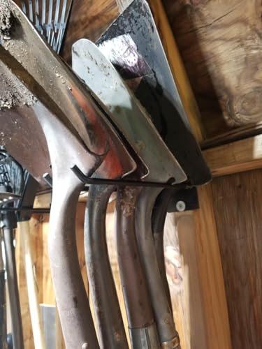 4 Pack Solid Steel Garage Wall Hooks for Tools