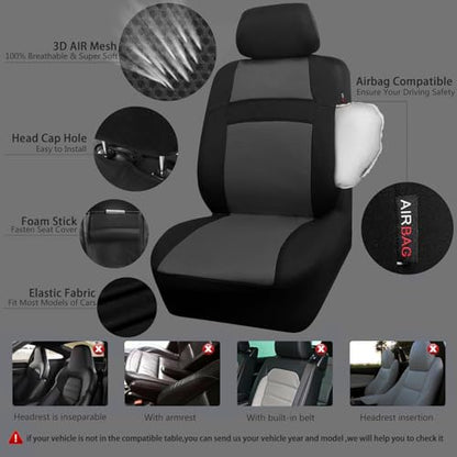 3D Air Mesh Car Seat Covers Full Sets w