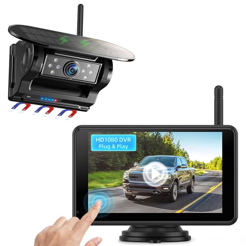 Magnetic Solar Wireless Backup Camera